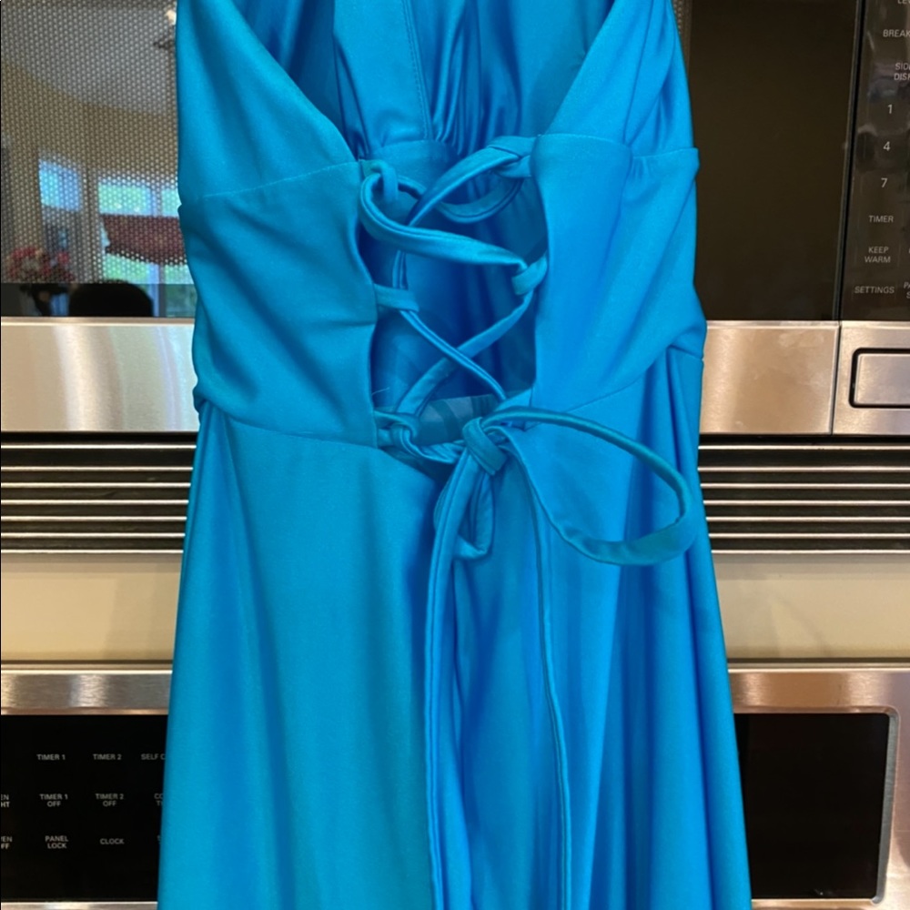 Jessica Angel JA390 turquoise small prom dress... - Picture 9 of 13